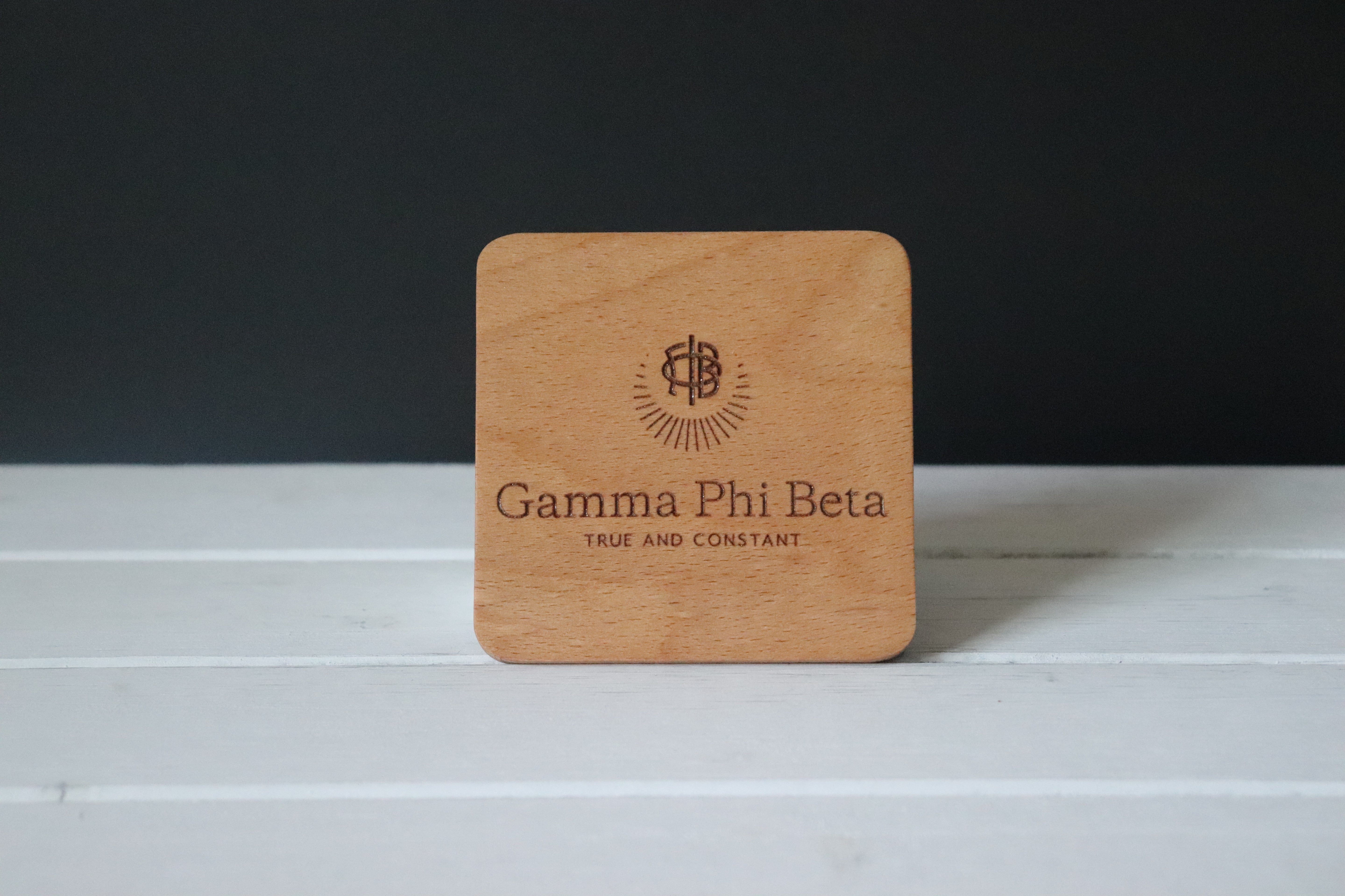 Gamma Phi Beta (Set of 4-Logo)