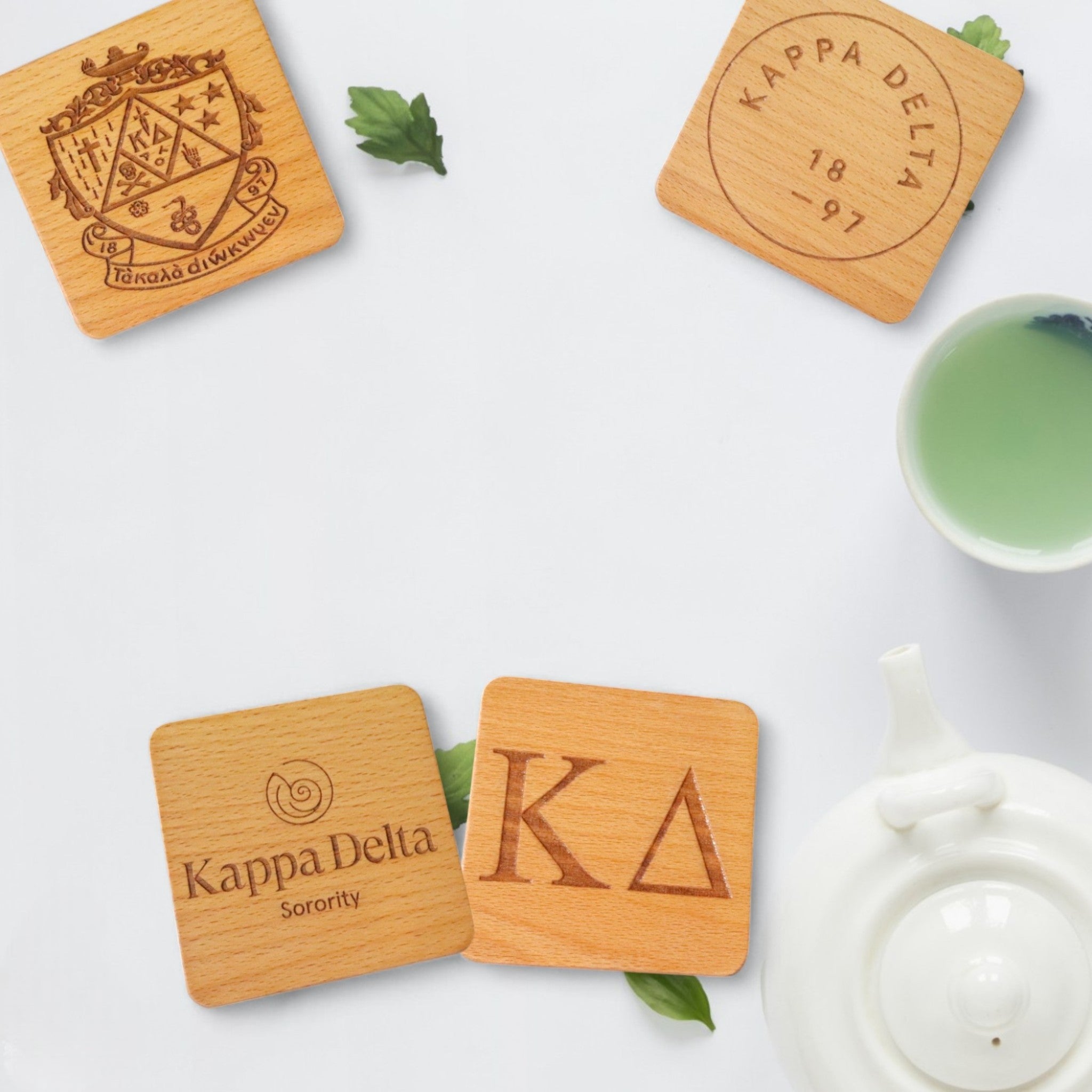 Kappa Delta (Set of 4-Greek Letters)
