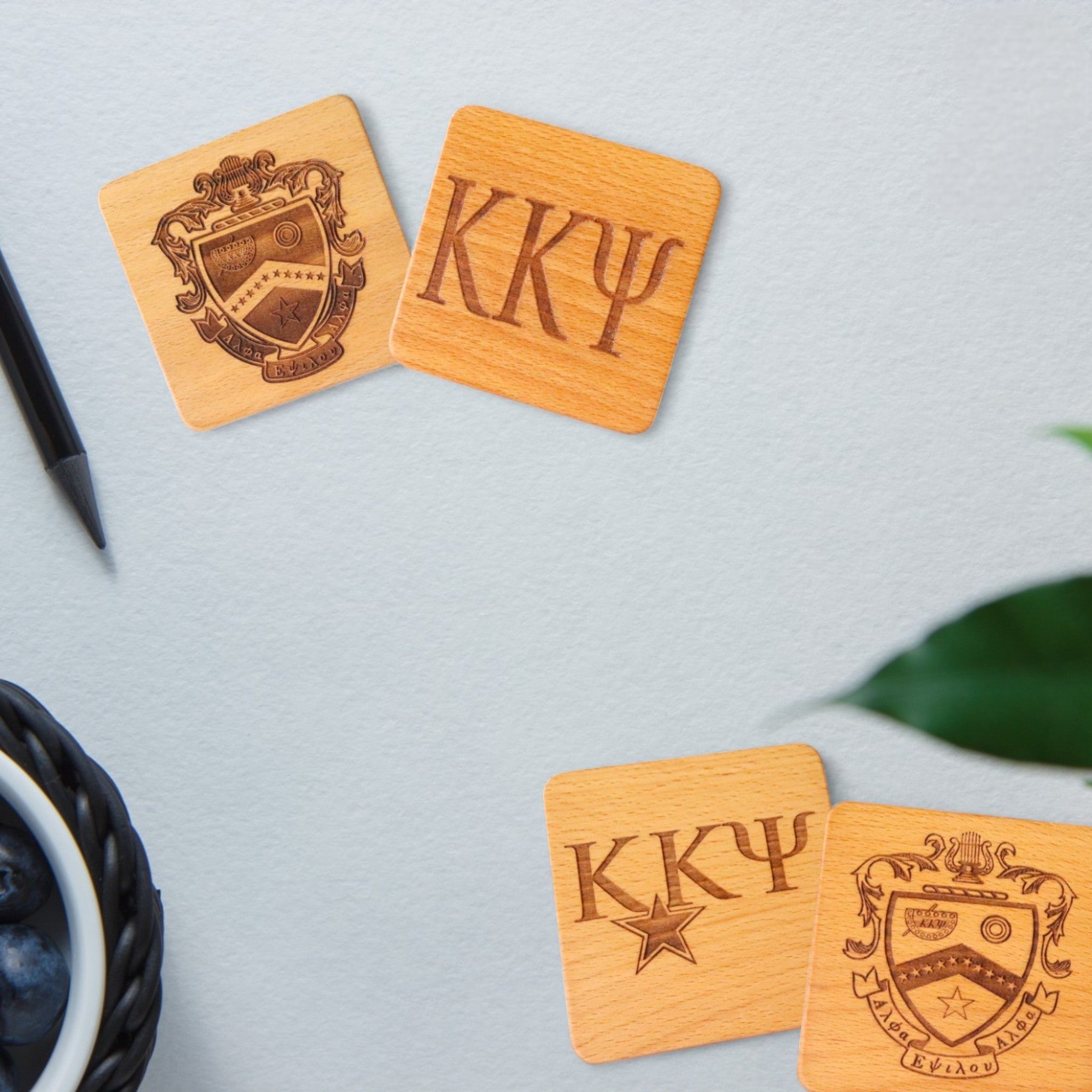 Kappa Kappa Psi (Greek Letters with Icon)