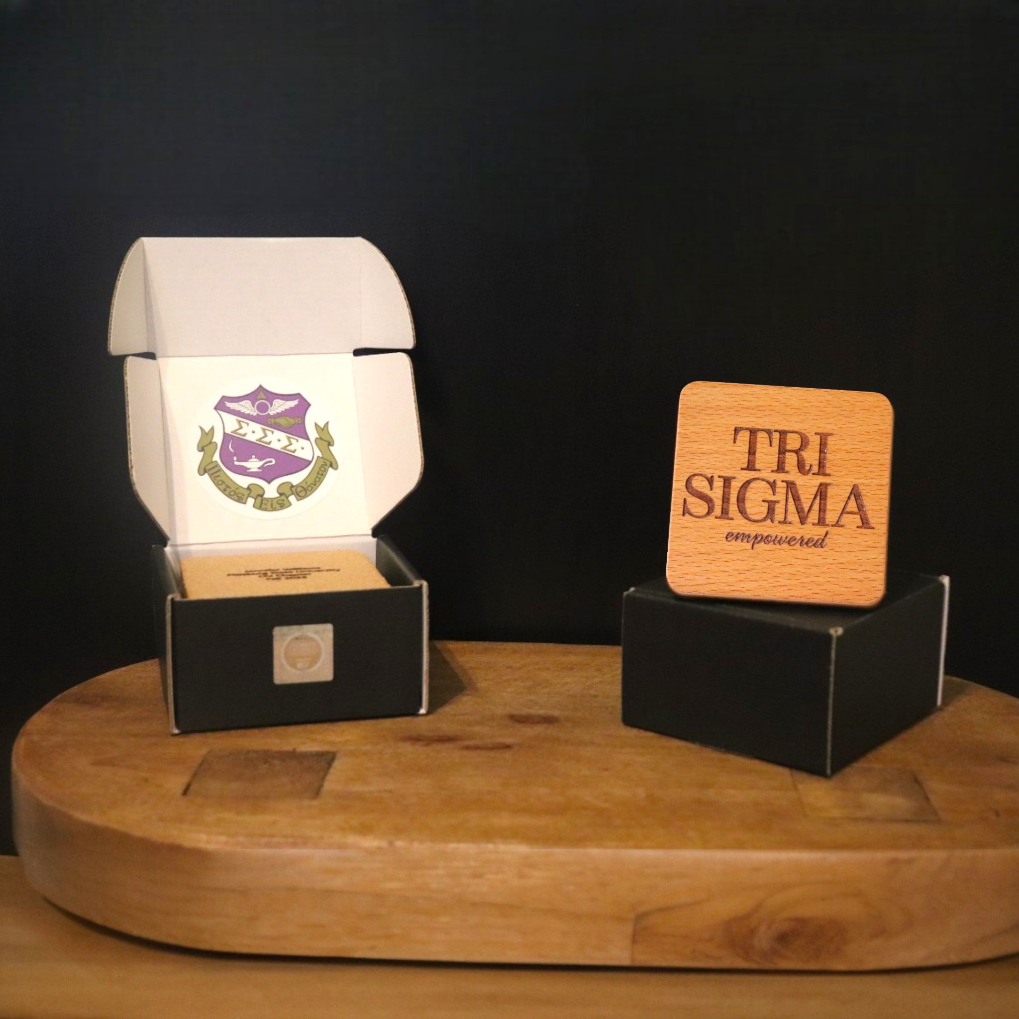 Sigma Sigma Sigma (Set of 4-Tri Sigma Logo)